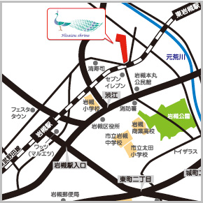 久伊豆神社地図